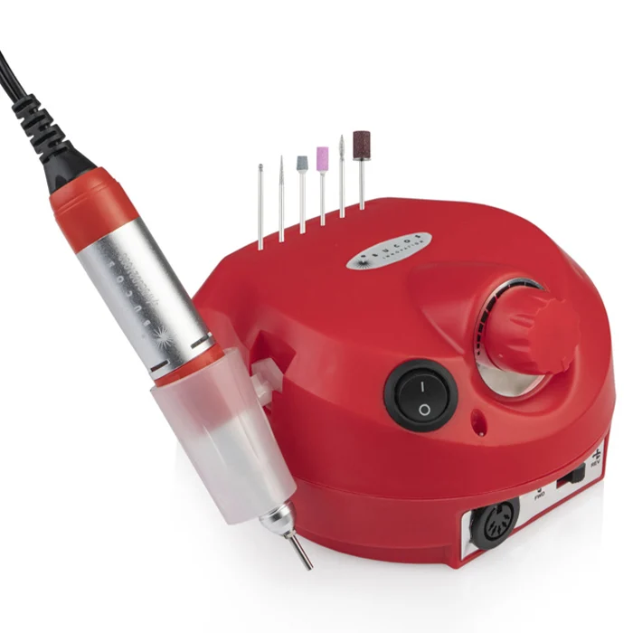 Фрезер для маникюра BUCOS Nail Drill ZS-601 PRO 45 Вт 35000 об. Red - фото 1