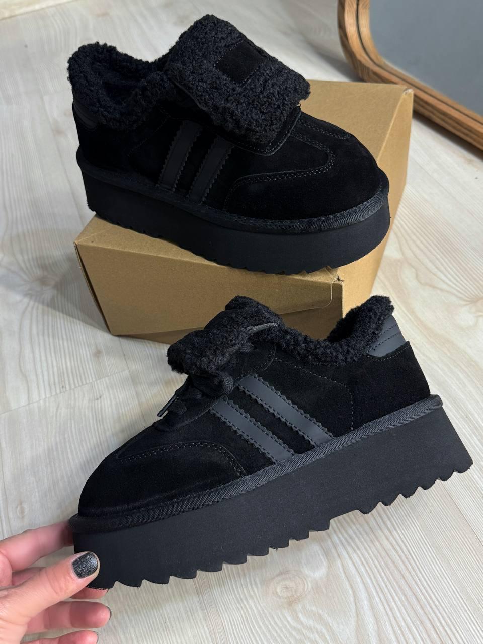 Черевики жіночі Hengji 009-1 уггі замшеві на хутрі р. 36 Чорний (5857) - фото 8 Черевики жіночі Hengji 009-1 уггі замшеві на хутрі р. 36 Чорний (5857) - фото 8