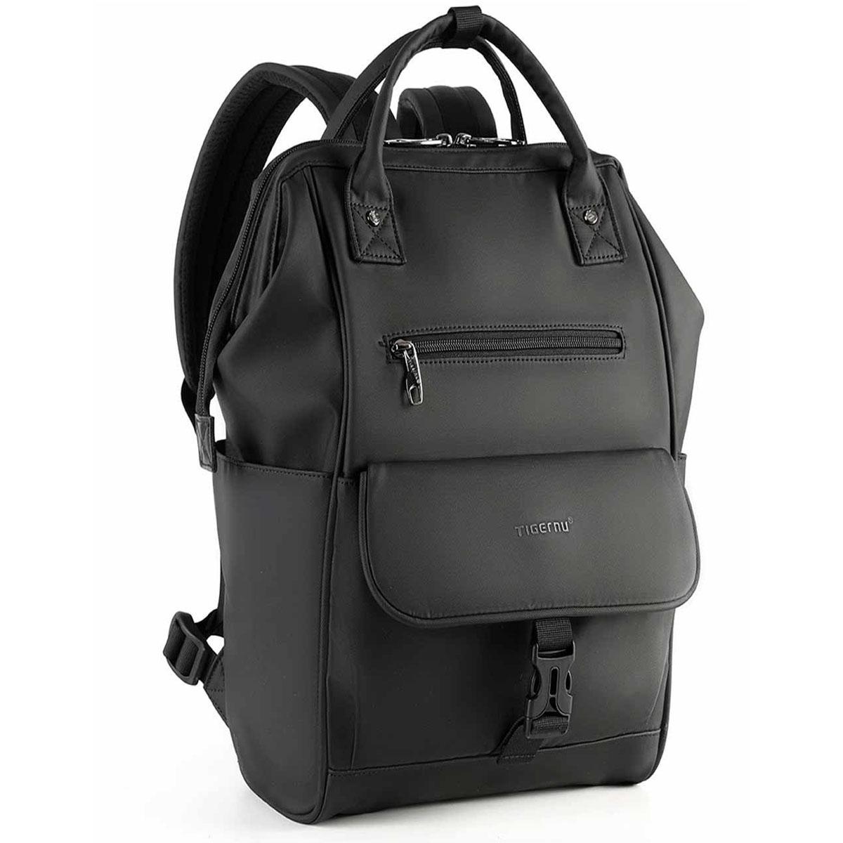 Городской рюкзак Tigernu T-B3184TPU для ноутбука 14" 16 л + кодовый замок Черный (2174)