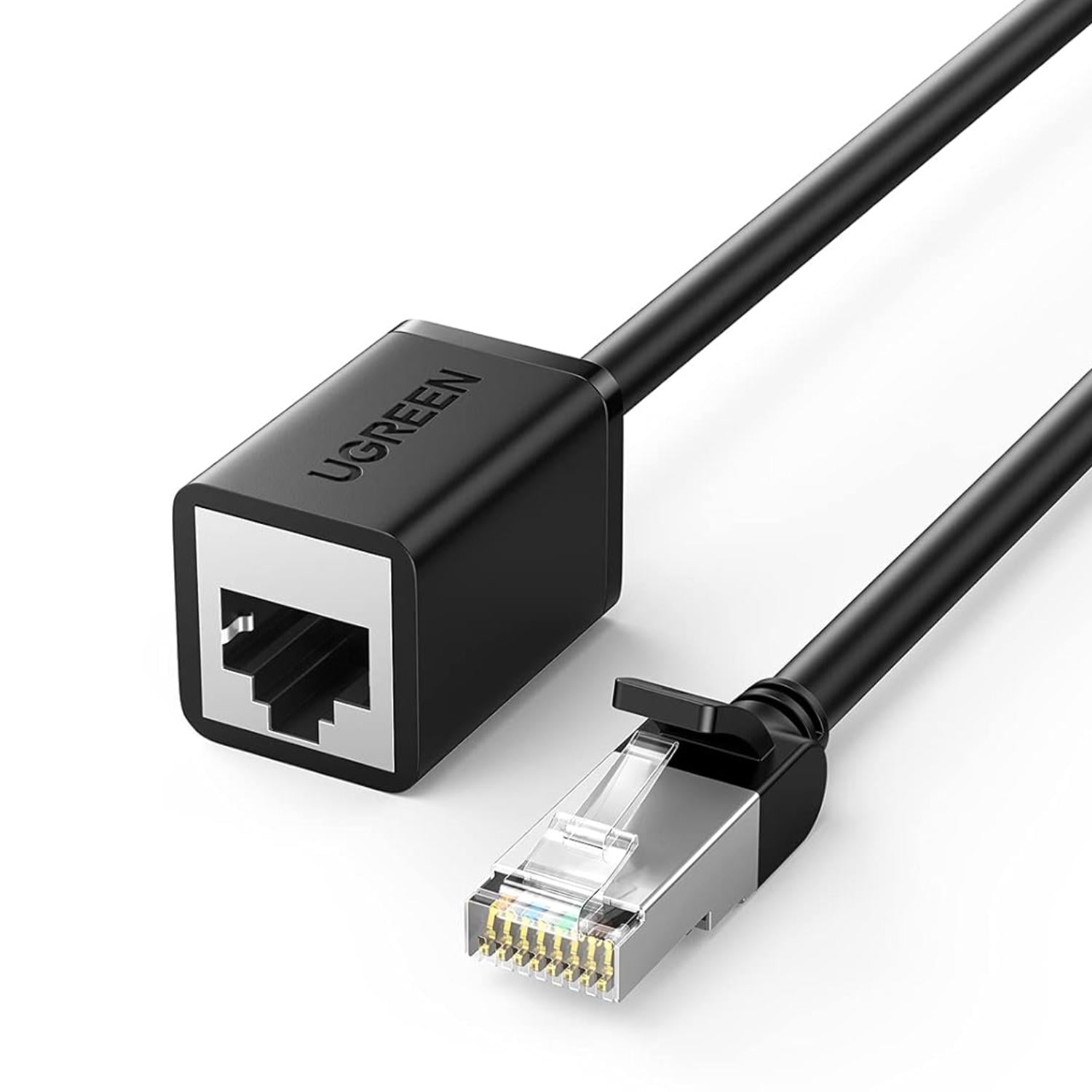 Патч-корд UGREEN NW112 3 м Cat 6 F/UTP RJ-45 до 1 Гбит/с 250 МГц Черный (11282)