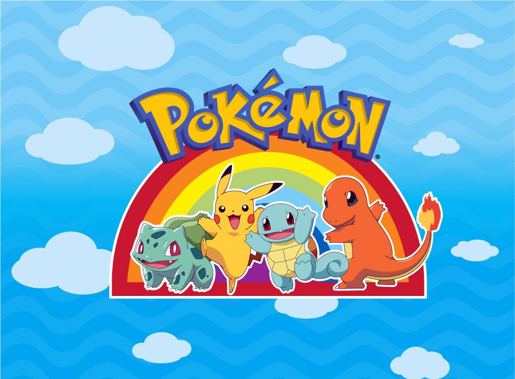 Картина Pokemon Go Команда Покемонов 60х40 см (DF322)
