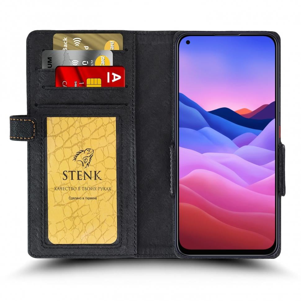 Чехол книжка Stenk Wallet для ZTE Blade V2020 Черный (67315)