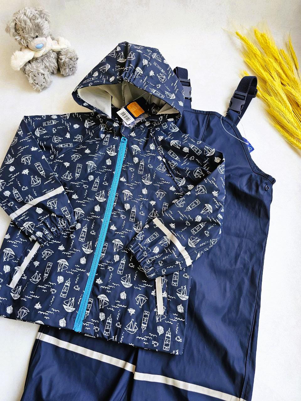 Дощовик-костюм Lupilu 98-104 см брудопруф без утеплення (26620677) - фото 4