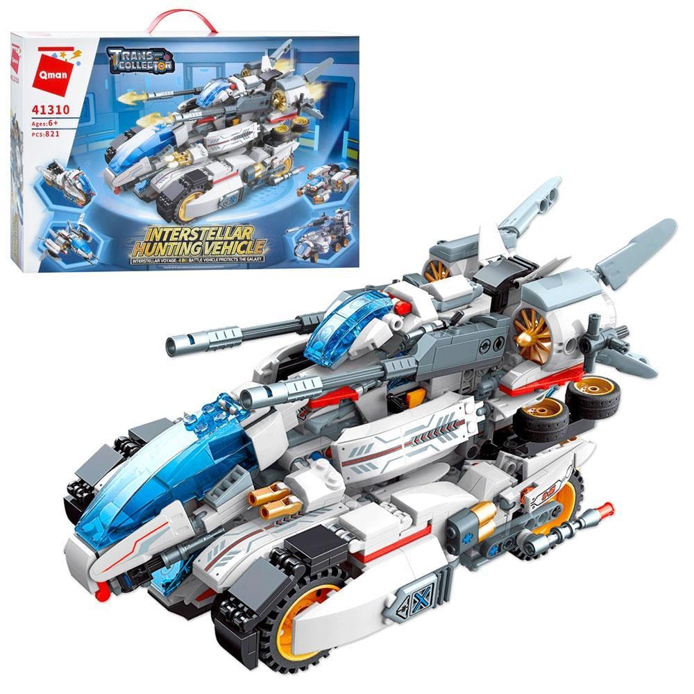 Конструктор детский Qman 41310 Межзвездный охотничий транспорт 821 деталь