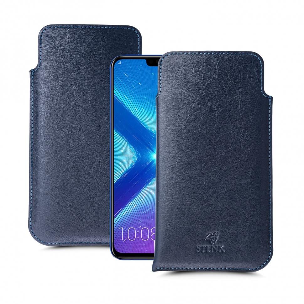 Футляр Stenk Elegance для Huawei Honor 8X Синий (62505)