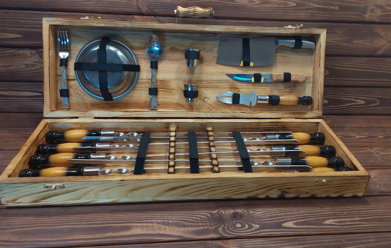 Набор шампуров Форест-6 в кейсе (10612342)