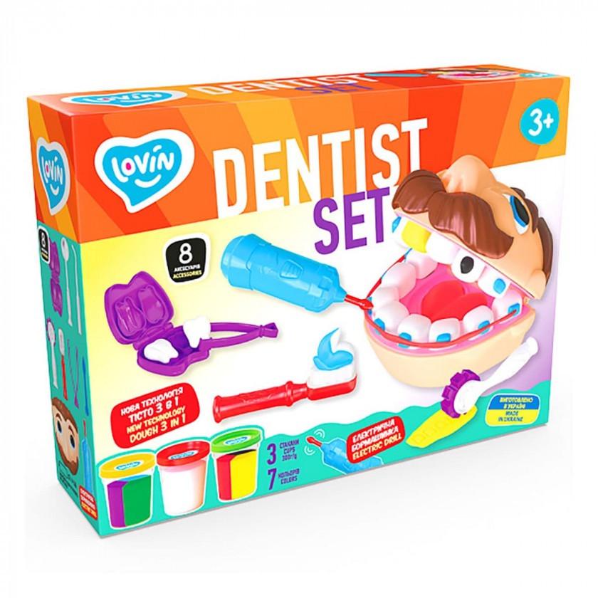 Набір для креативної творчості з тістом Lovin Dentist Set 41193 8 аксесуарів (RLT26789)