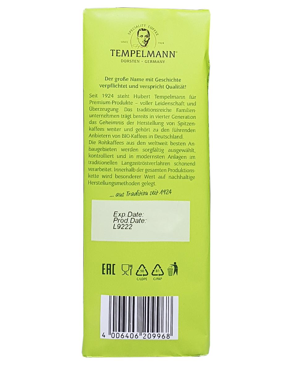Кофе Tempelmann Aurelias 100% био арабика молотый 500 г (56525) - фото 4