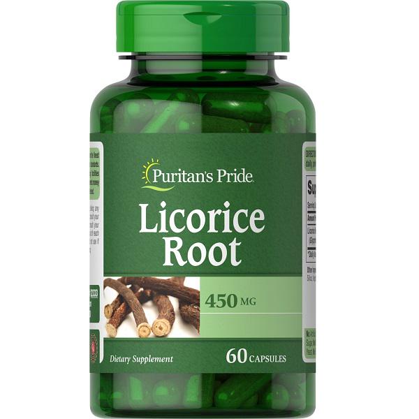 Корень солодки Puritan's Pride Licorice Root 450 mg 60 капс. (000020033)