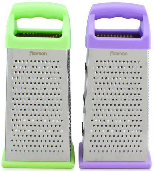 Терка Fissman Meotida 4-х гранная с пластиковой ручкой 24х11х8,5 см - фото 2