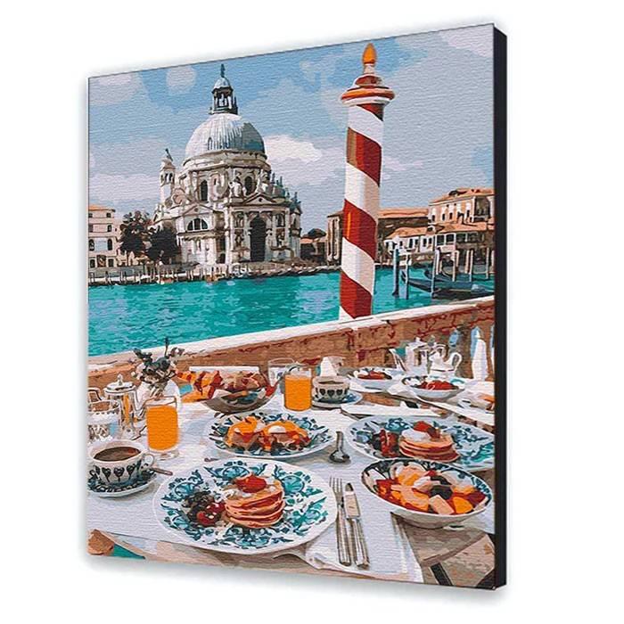 Картина по номерам Морской Город с красками и кистями 40х50 см Multicolor (2060514042)