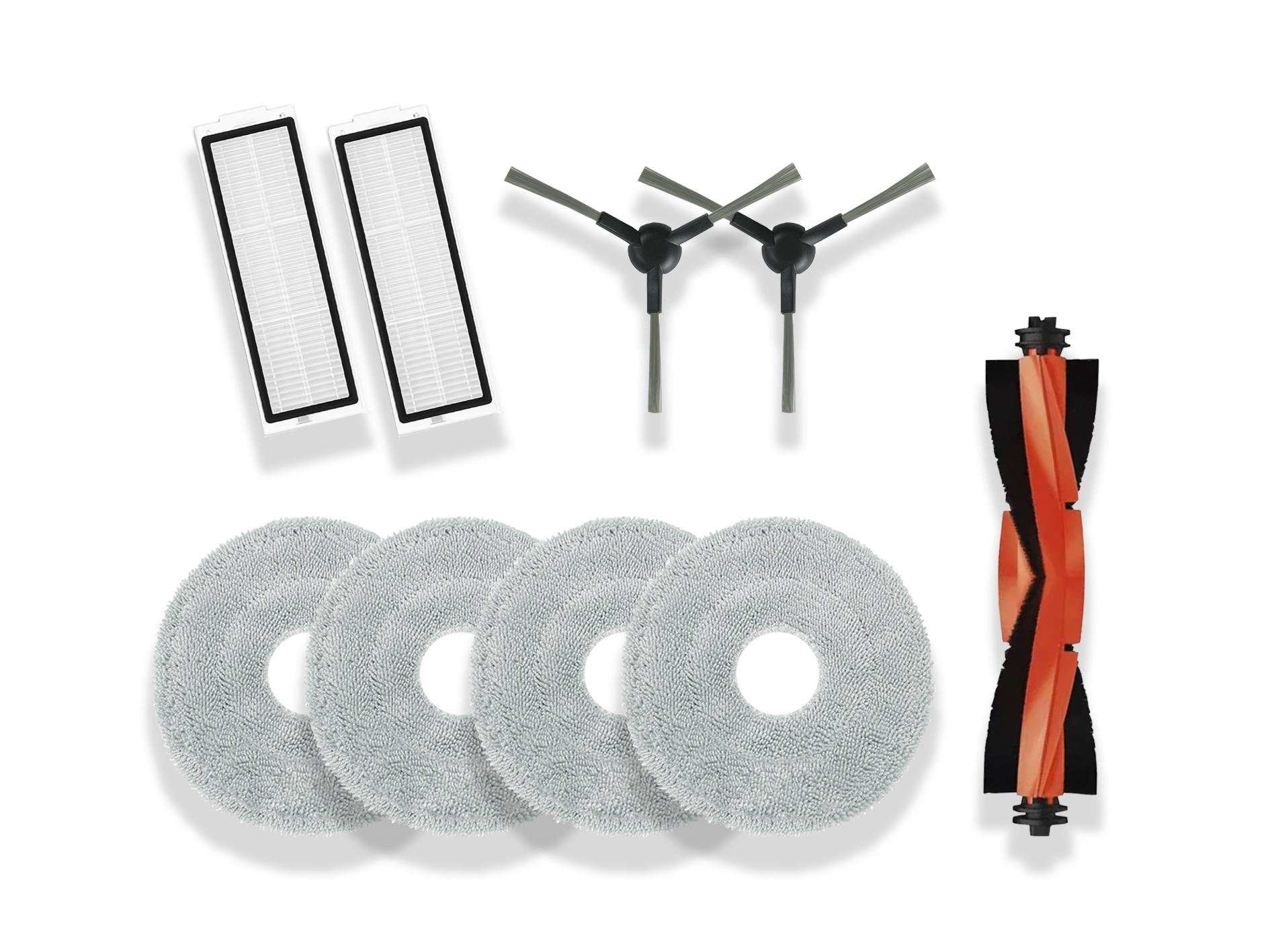 Комплект совместимых аксессуаров 9в1 для робота-пылесоса Xiaomi Robot Vacuum X20 Max D109GL