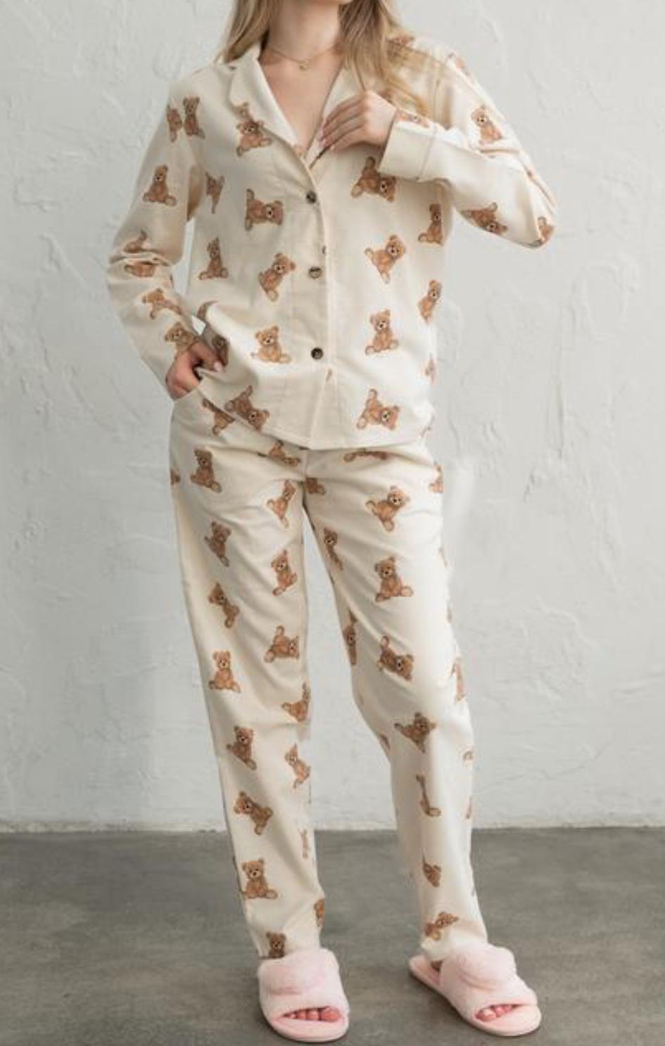 Пижама теплая с мишками L (2020) Пижама теплая с мишками L (2020)