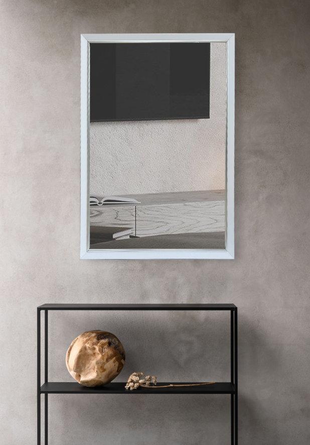 Дзеркало настінне CRYSTAL GLASS 1000х500 мм Білий (С3591)