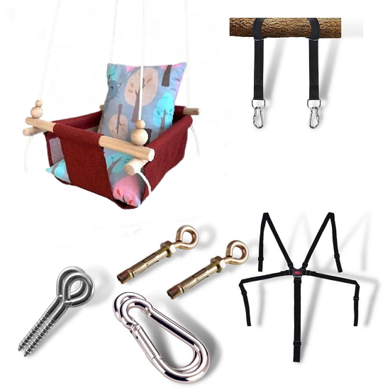 Детская качеля Infancy Сказочный лес Бордовый (10058509)