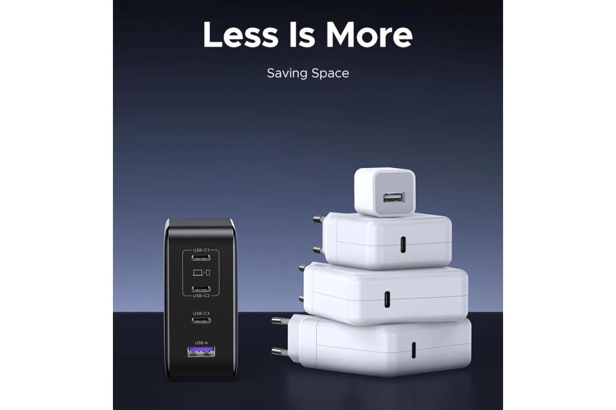 Зарядное устройство UGREEN X764 Nexode 200W GaN Fast Charger 4in1 Grey (35539) - фото 14 Зарядное устройство UGREEN X764 Nexode 200W GaN Fast Charger 4in1 Grey (35539) - фото 14