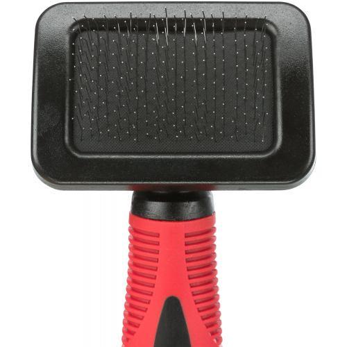 Щітка-пуходерка Trixie м'яка пластик/метал 7х16 см (24055) - фото 2 Щітка-пуходерка Trixie м'яка пластик/метал 7х16 см (24055) - фото 2