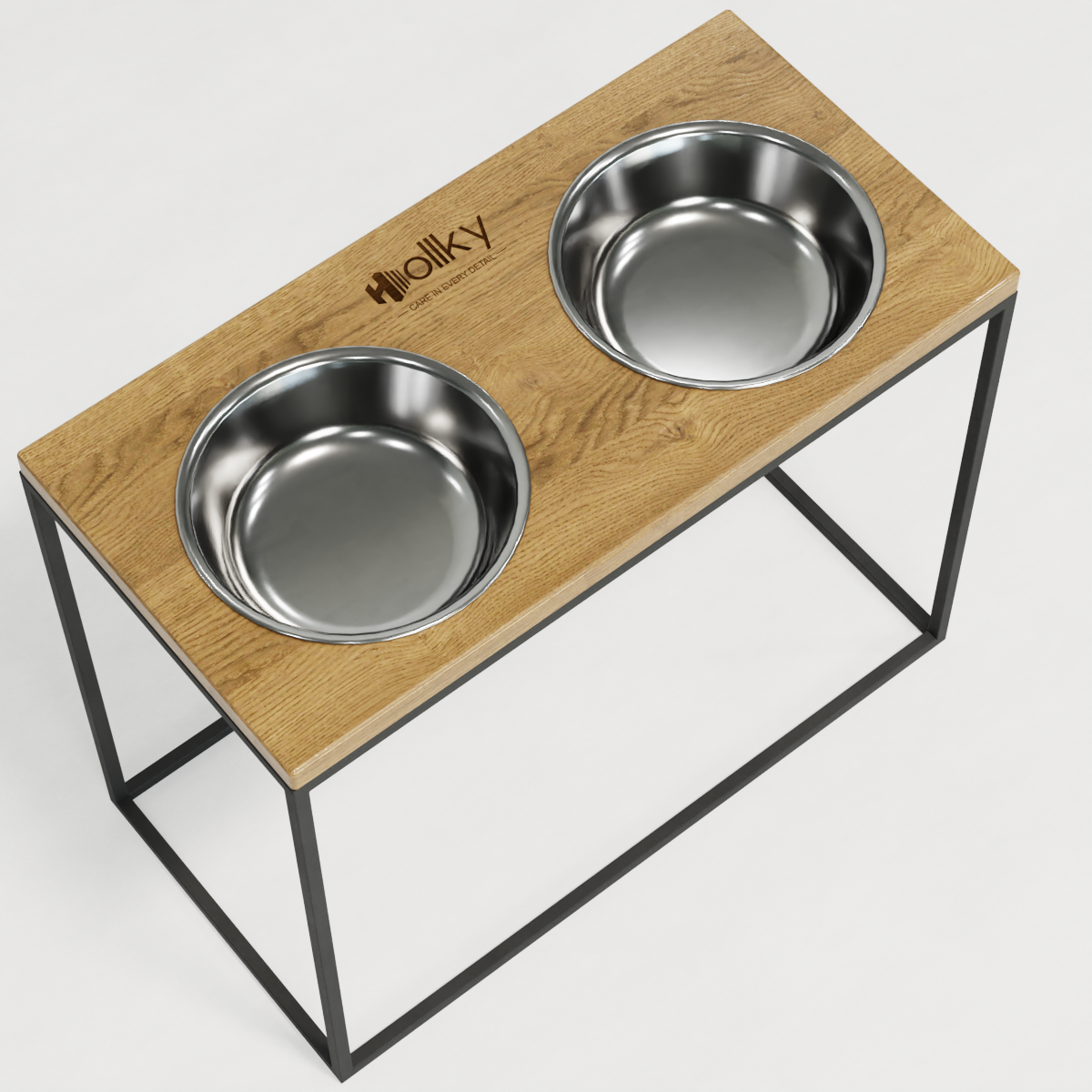 Миски на подставке для больших собак Hollky Base XL20 2х1,8 л (BXL40-522640-GRNT) - фото 5 Миски на подставке для больших собак Hollky Base XL20 2х1,8 л (BXL40-522640-GRNT) - фото 5