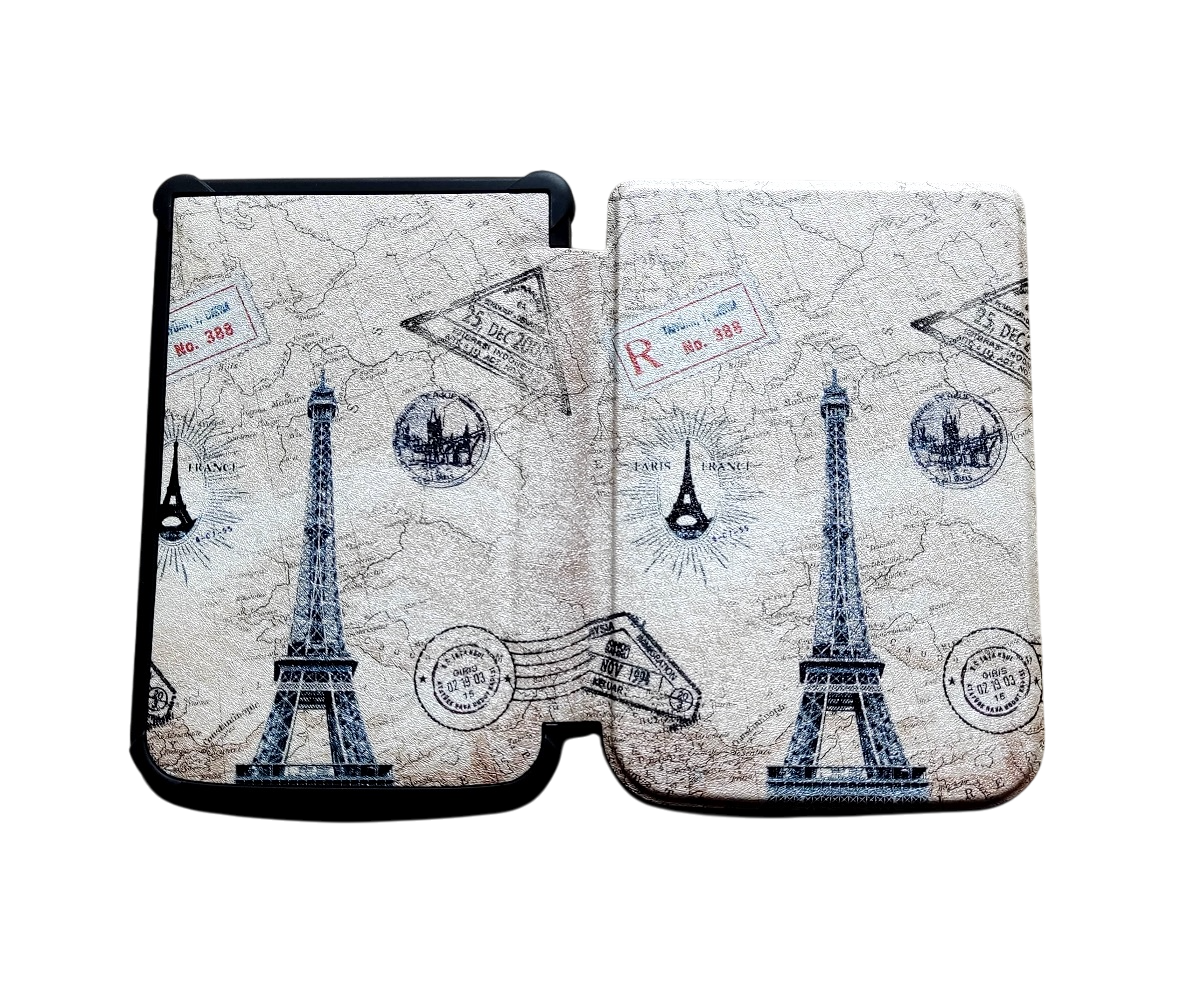 Чехол с резиновым дном IVANAKS Gum basic для Pocketbook 618 Basic Lux 4 Эйфелевая Башня (01113) Чехол с резиновым дном IVANAKS Gum basic для Pocketbook 618 Basic Lux 4 Эйфелевая Башня (01113)