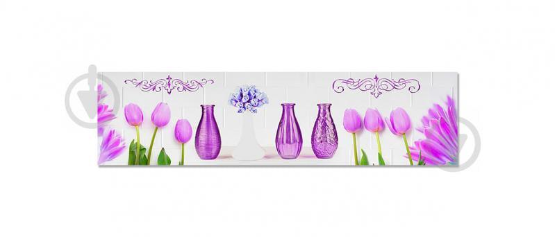 Наклейка виниловая кухонный фартук  Zatarga  "Вазы и Тюльпаны"  650х2500 мм (Z181319/1)