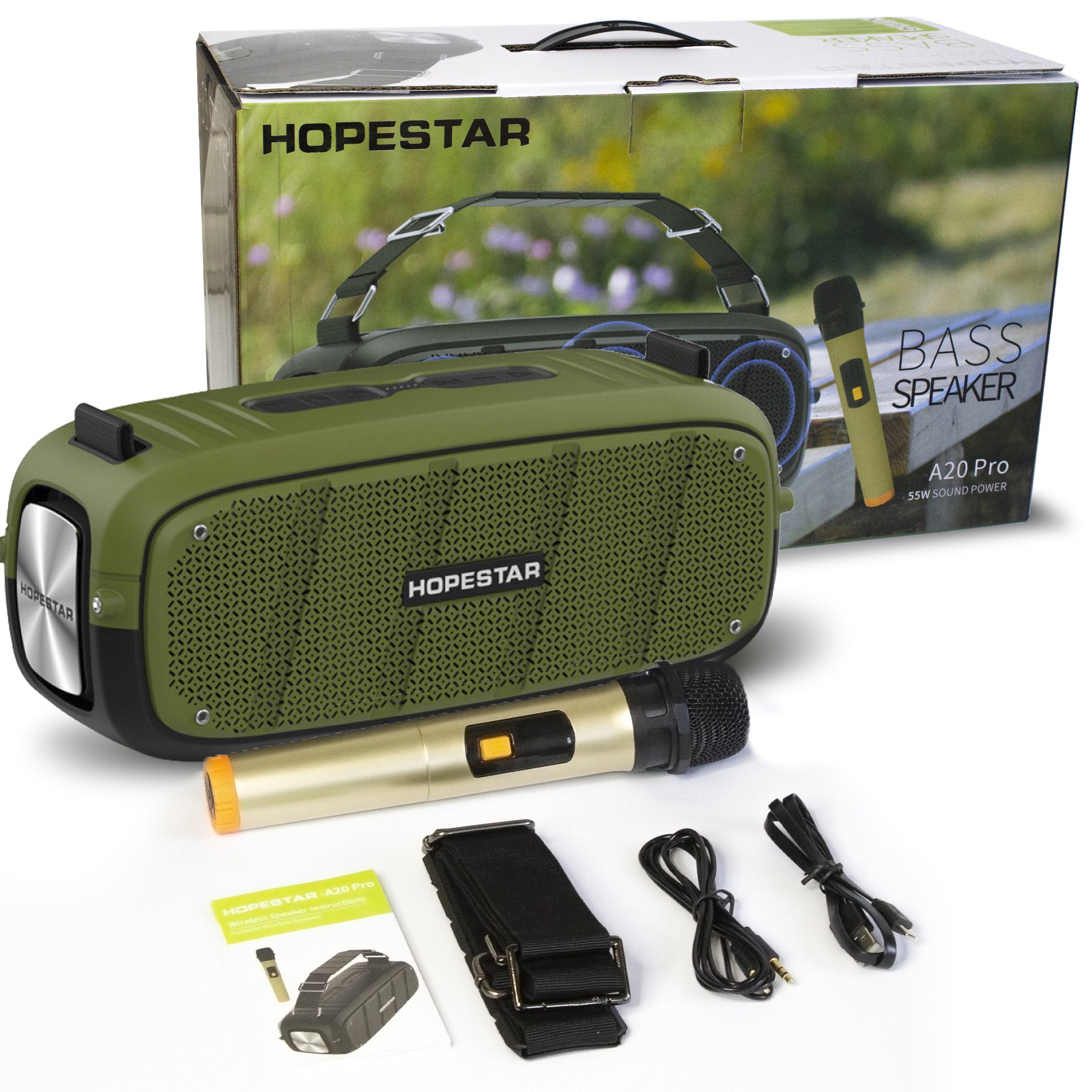 Акустична система Hopestar А20Pro зелена - фото 1