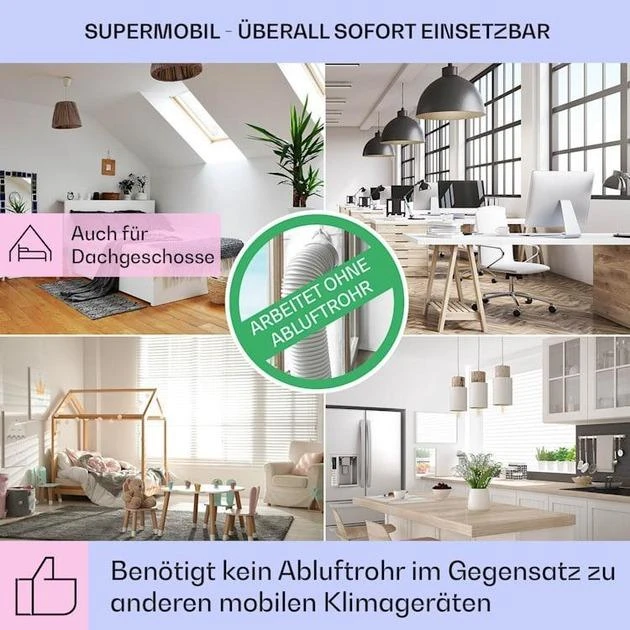 Кондиціонер мобільний KLARSTEIN Polar Tower Smart 4в1 (10035830) - фото 3 Кондиціонер мобільний KLARSTEIN Polar Tower Smart 4в1 (10035830) - фото 3