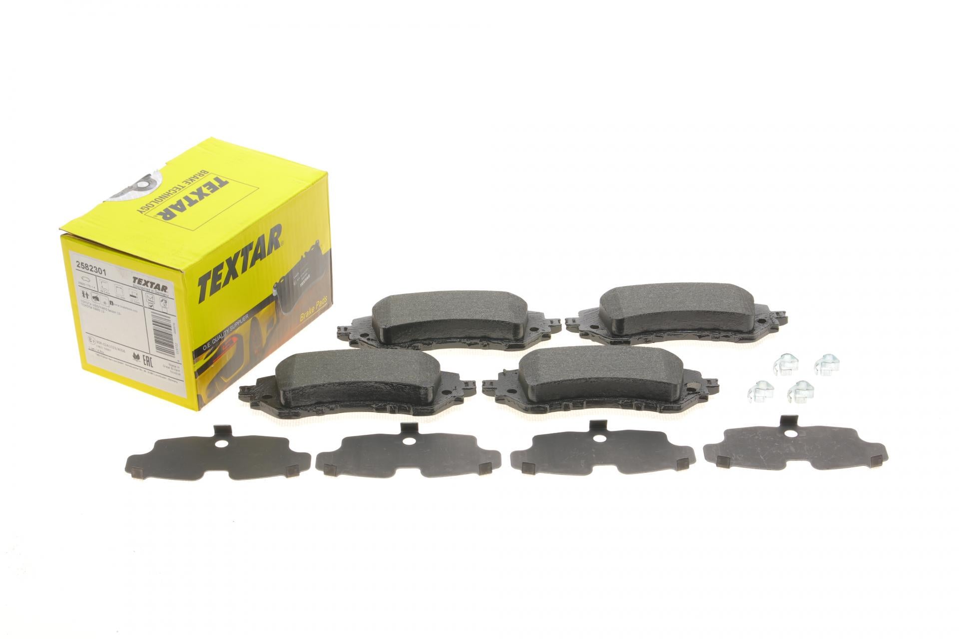 Колодки тормозные передние TEXTAR 2582301 Toyota Yaris 13- Akebono