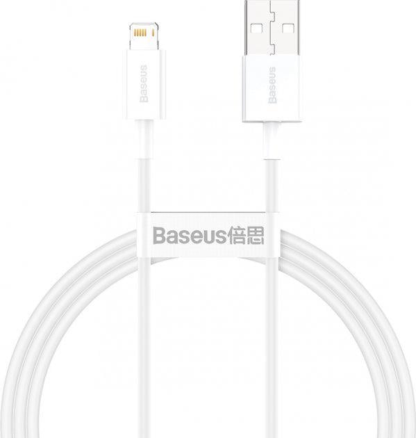 Кабель Baseus CALYS-C03 Superior Series Fast Charging Lightning 2,4 A 2 м White