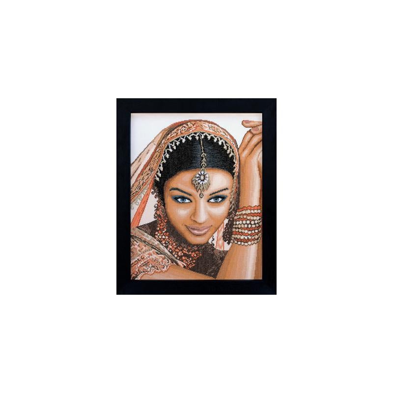 Набір для вишивки хрестиком Lanarte PN-0008160 35106 Indian Model (4805)