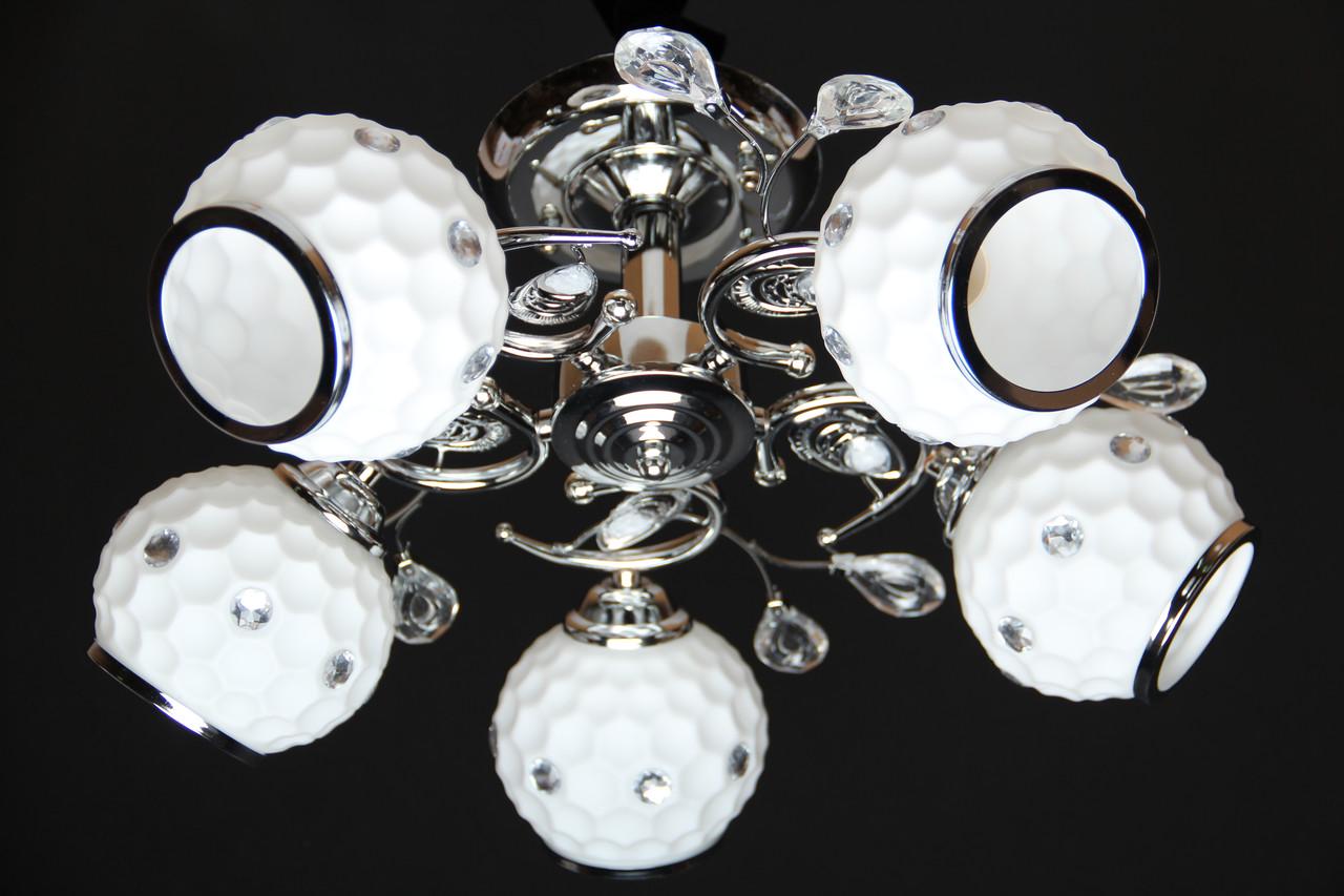 Люстра Svlight пятиламповая 8639/5 Хром (372922713)