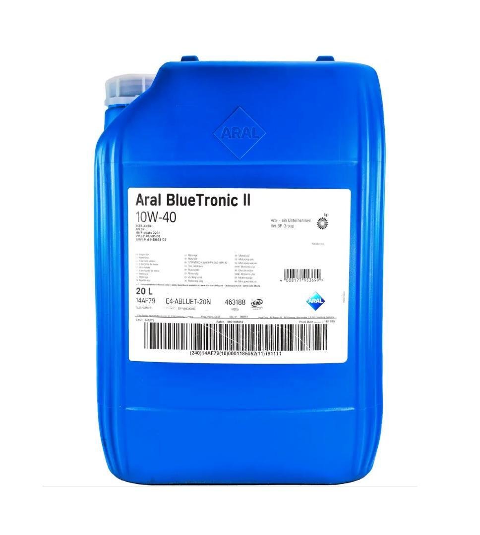 Моторное масло Aral BlueTronic II 10W-40 20 л (15F072) Моторное масло Aral BlueTronic II 10W-40 20 л (15F072)