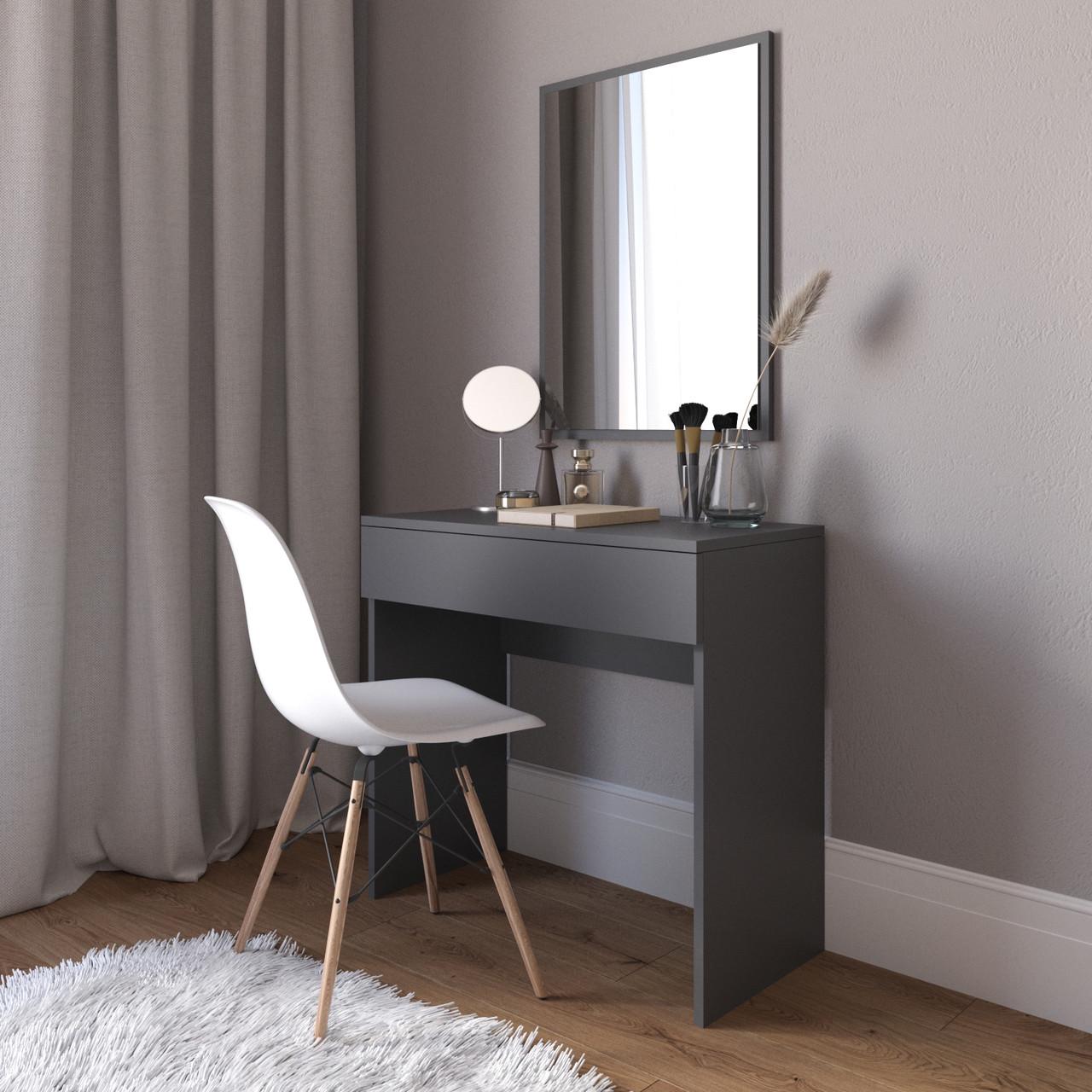 Туалетний столик Вайс D-3 800х400х760 мм Антрацит (30481962) - фото 1