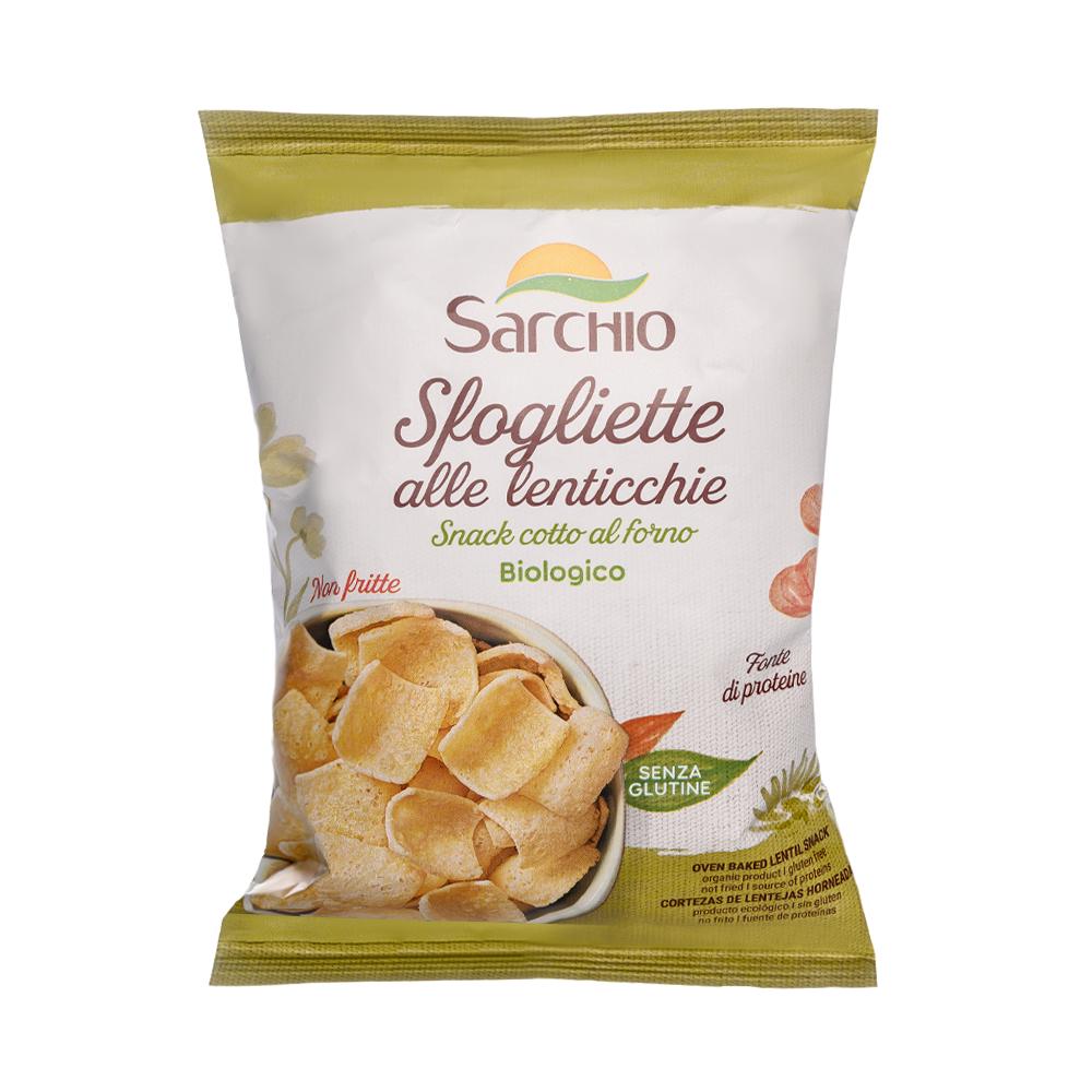 Чіпси з сочевиці Sarchio 50 г