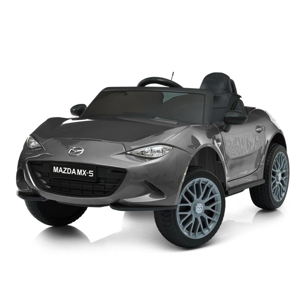 Детский электрический автомобиль Bambi 12V одноместный до 30 кг Серый (DE-169-E-883)