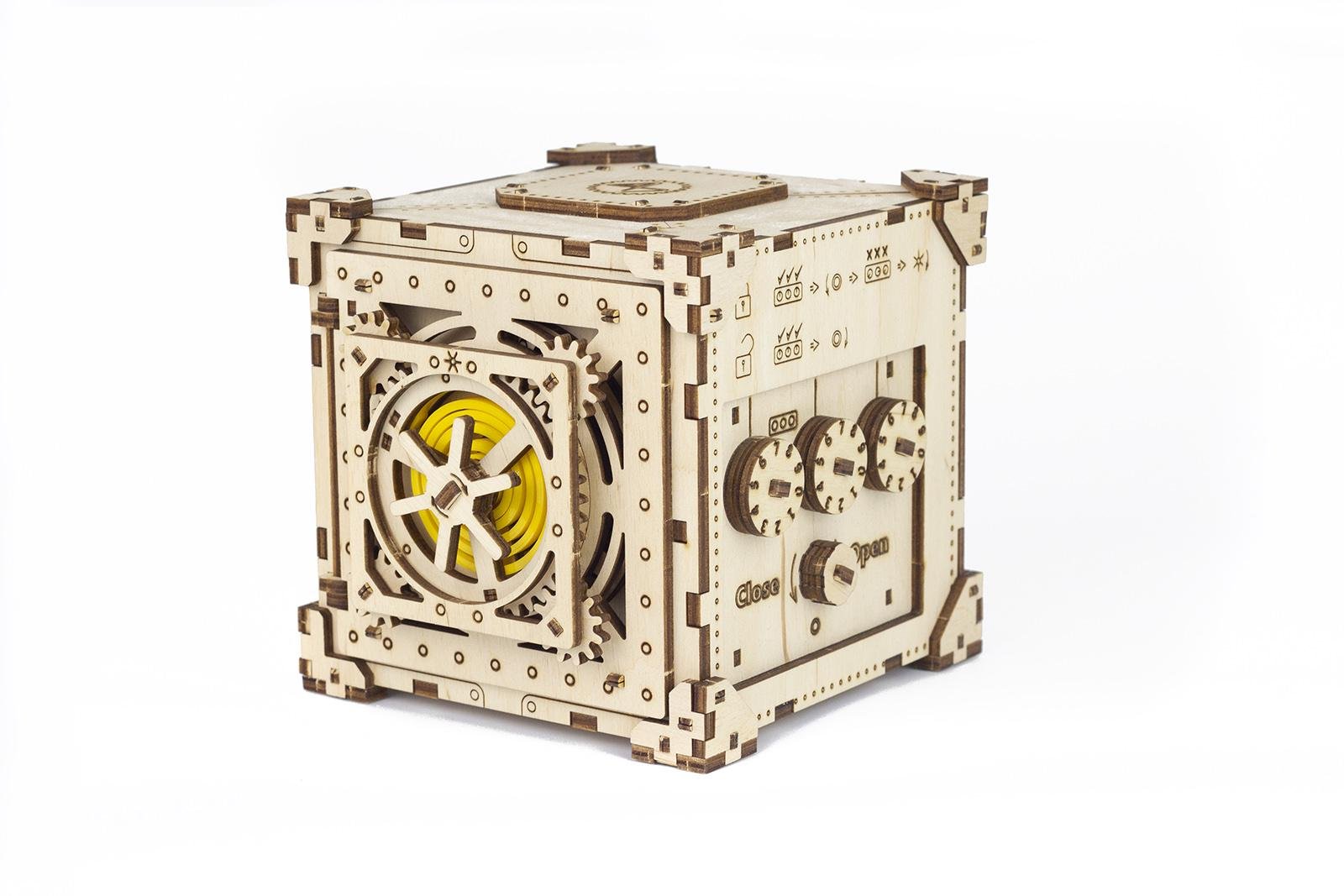 Конструктор механічний 3D Time for Machine Lockbox Жовтий (T4M380310YEL)