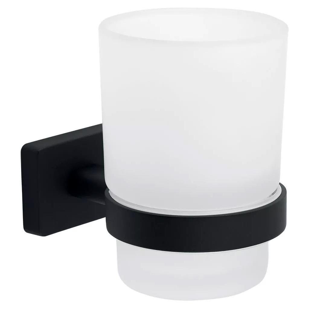 Стакан для зубних щіток Ferro Greta AGR03BL Чорний (214671)