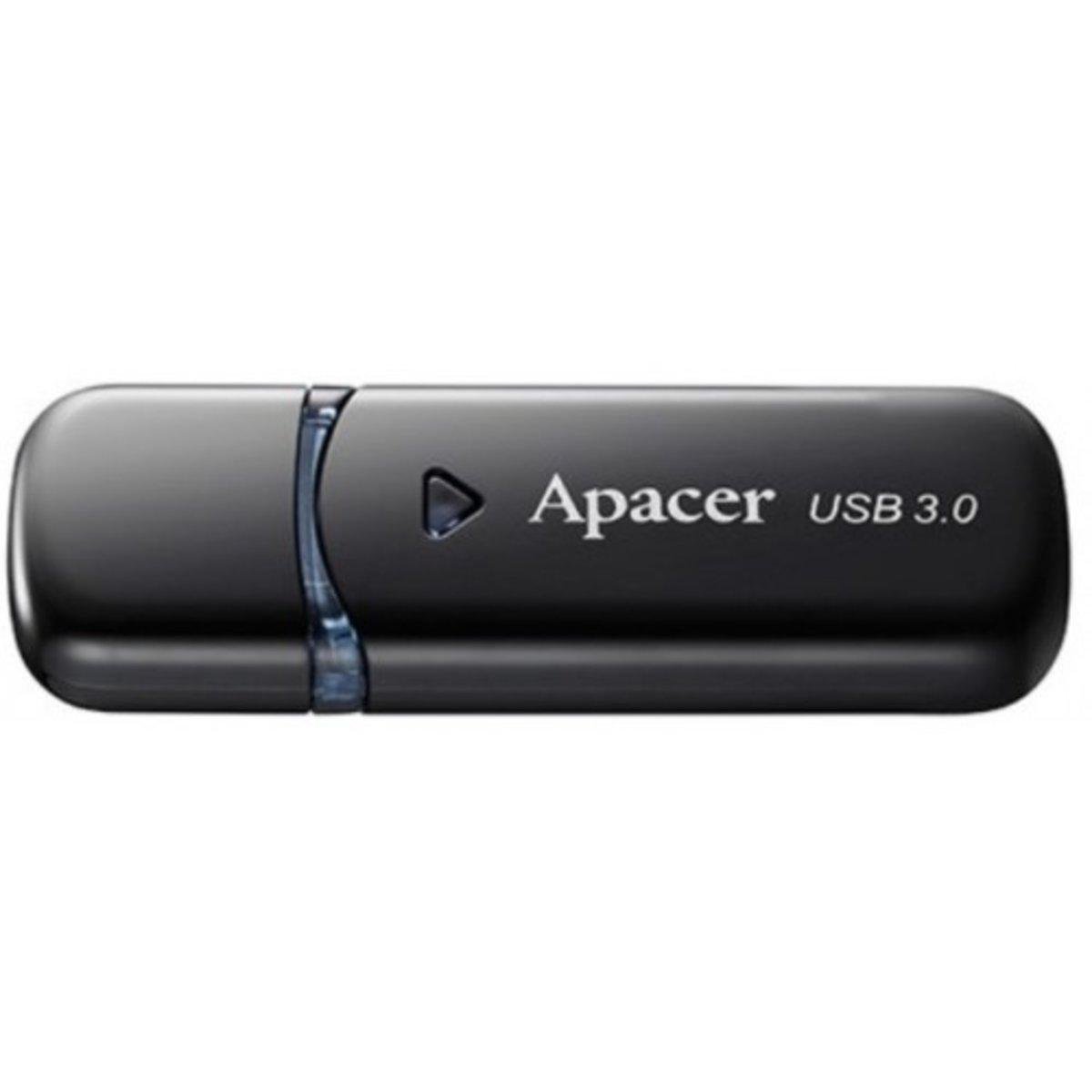 Флеш-накопитель для ноутбука Flash Apacer USB 3.0 AH355 64Gb Black (AP64GAH355B-1)