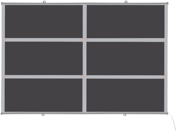 Обогреватель инфракрасный Monocrystal 180Вт/220V пленочный с защитой от перегрева 60х60 см (0f5c0417)