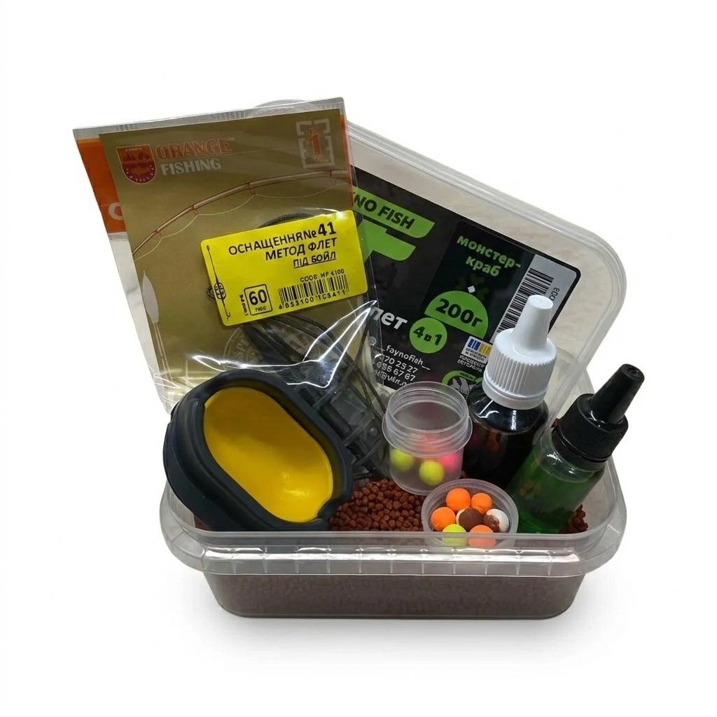 Методный пеллетс метод микс Foodie Fish монстр краб 6в1 200 г (2551562376)