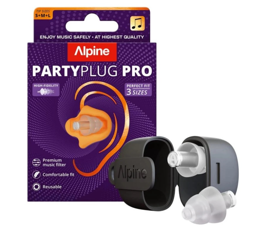 Беруші для концертів Alpine PartyPlug Pro 21 дБ Transparent High Fidelity Multisize (33973801)