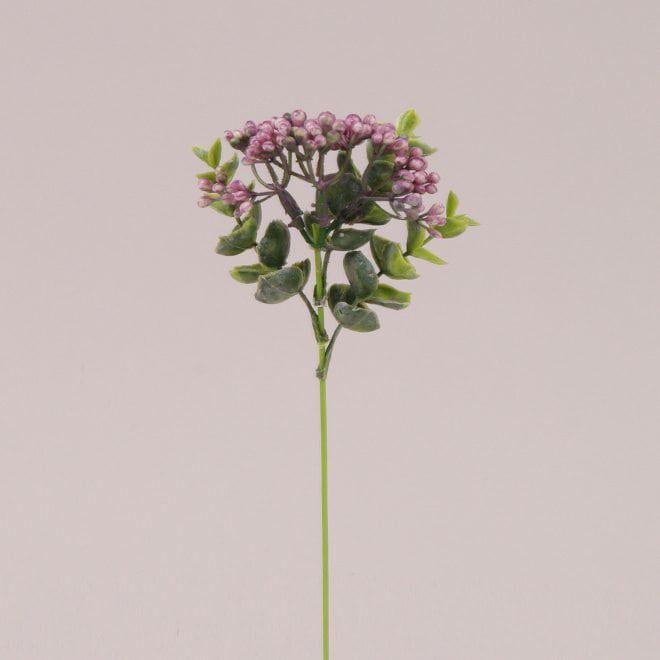 Веточка декоративная Flora с светло-фиолетовым цветом 12 шт. (73190)