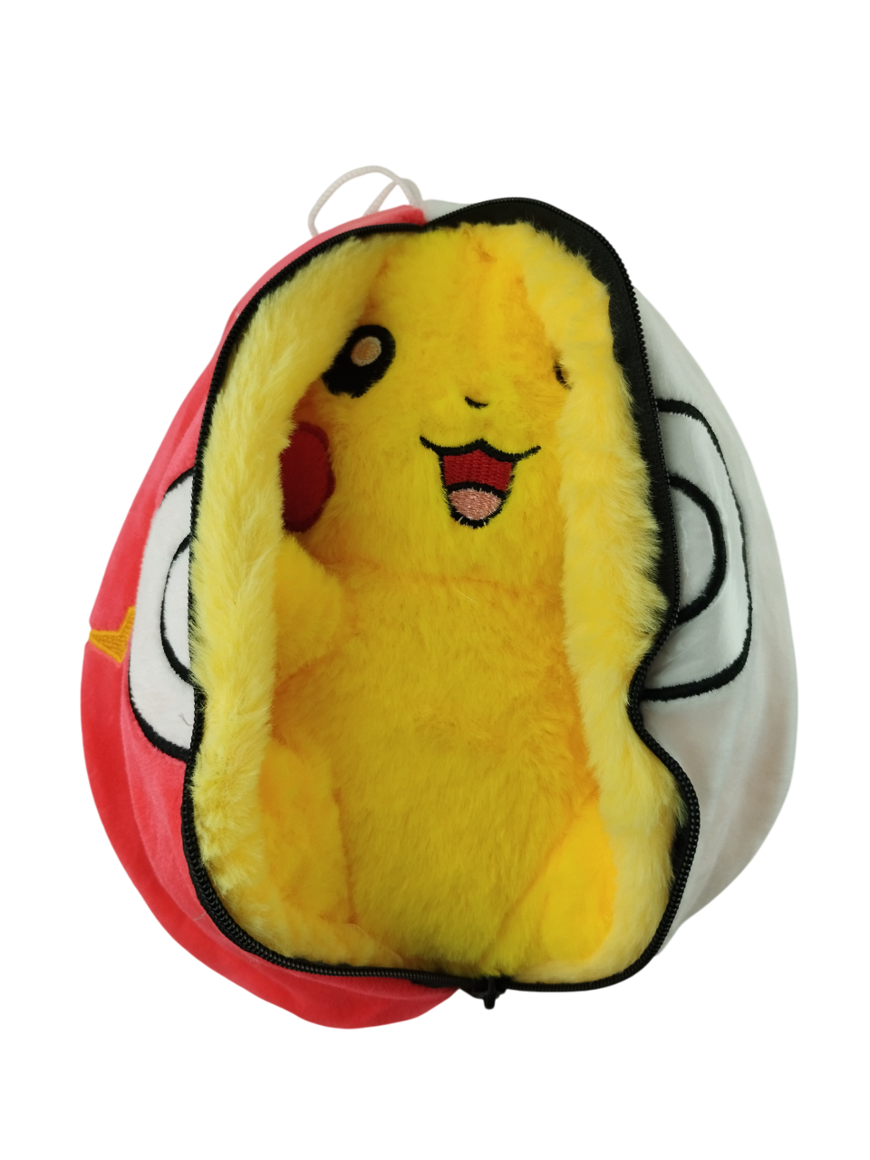 Мягкая игрушка Покемон Пикачу трансформер Покебол 19 см Красный (000052) Мягкая игрушка Покемон Пикачу трансформер Покебол 19 см Красный (000052)