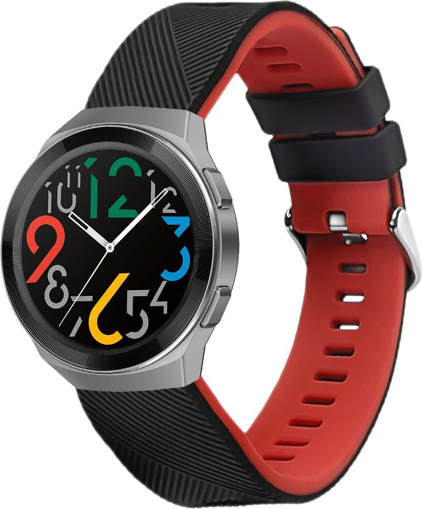 Ремешок Luminic для Huawei Watch GT2e 46 мм Black/Red (26663-44)