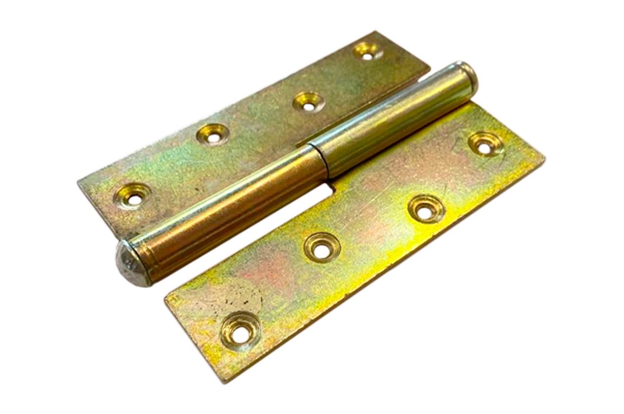 Петля дверная KS-UKR цинк 130 мм левая (6408)