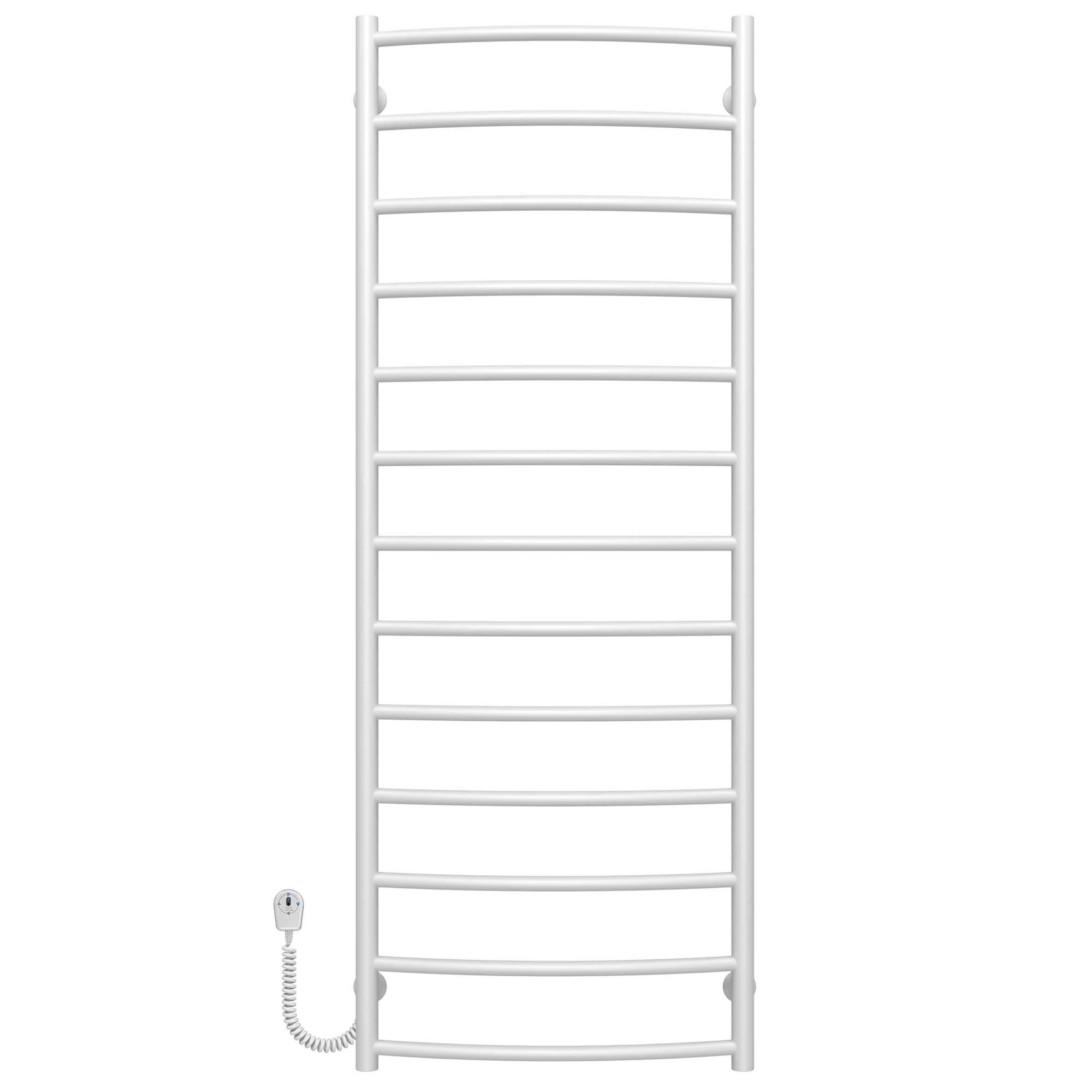 Полотенцесушитель электрический Deffi Классик П13 EF16 левое подключение нержавеющая сталь 500х1400 мм Белый (C.DK.140.50.13.EWL5)