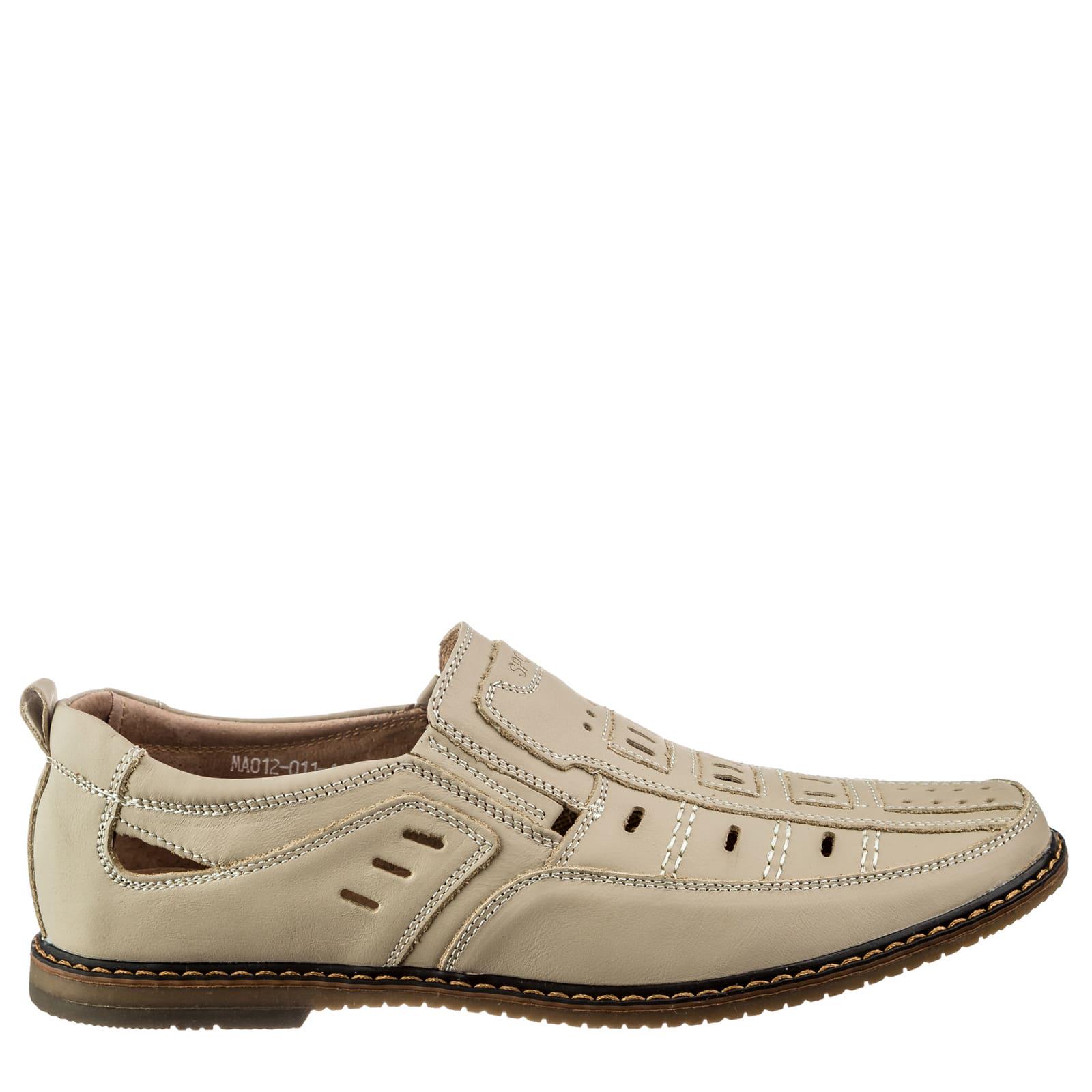 Полуботинки мужские открытые BADEN р. 42 Бежевый (92128947)