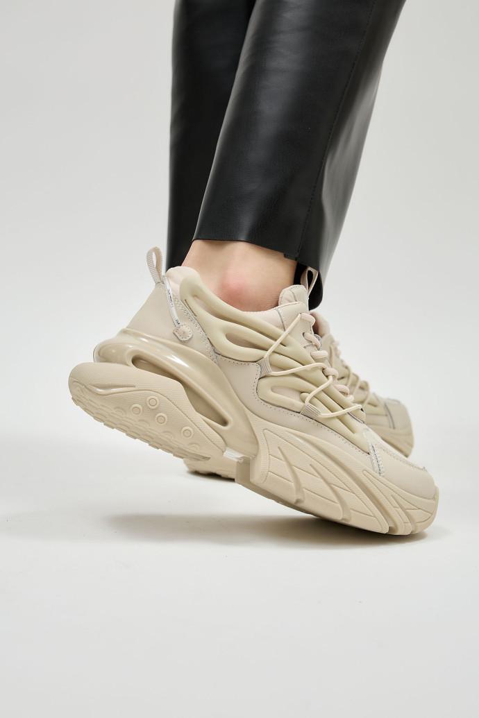 Кроссовки LONZA 184522 р. 38 Бежевый (17045_38) - фото 3