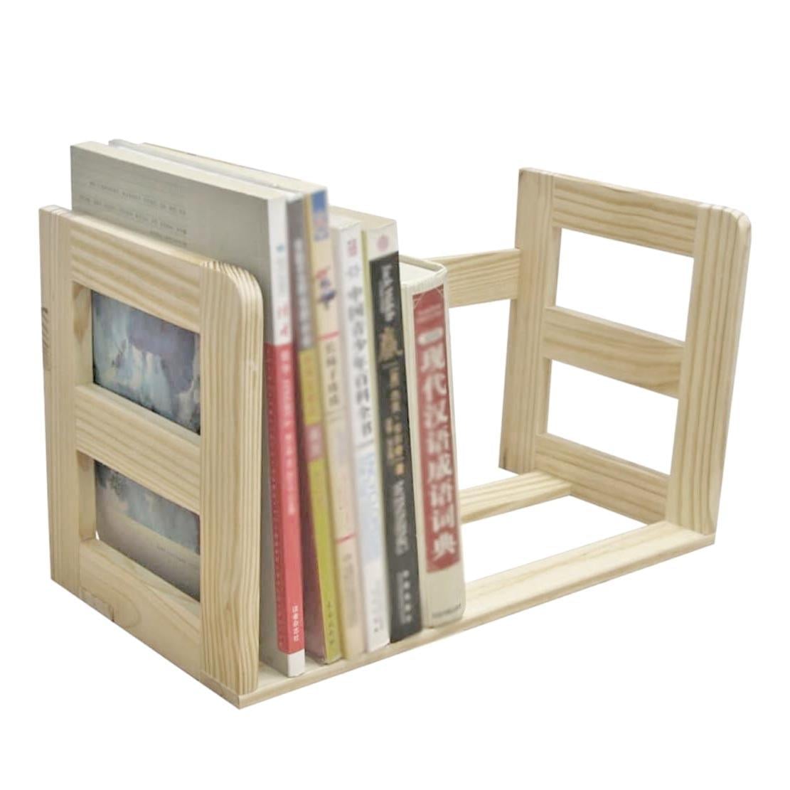 Полка книжная настольная из дерева Астралия Бланже (КПА-004701)