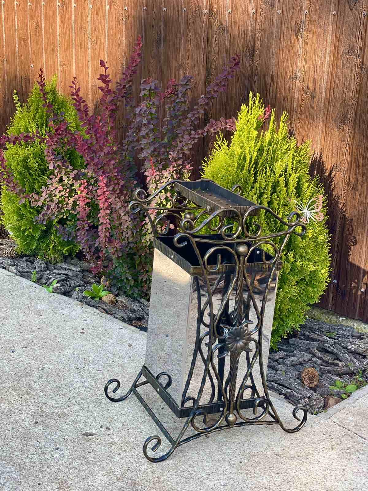 Урна со съемной пепельницей и ведром из нержавеющей стали (Vi_28) - фото 9 Урна со съемной пепельницей и ведром из нержавеющей стали (Vi_28) - фото 9