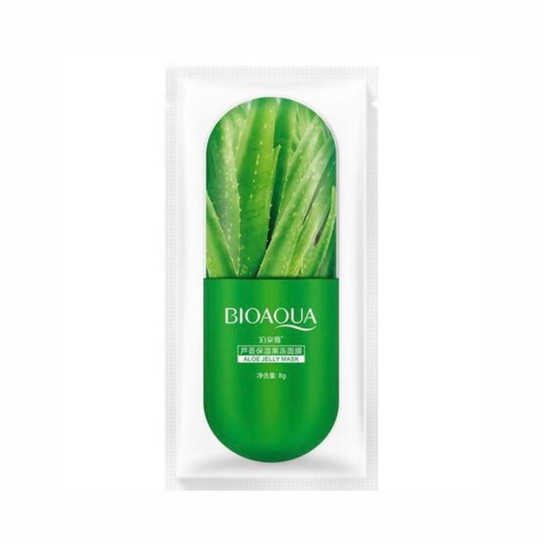Гель-Маска для обличчя Bioaqua Aloe Jelly Mask 8 мл (11000931) Гель-Маска для обличчя Bioaqua Aloe Jelly Mask 8 мл (11000931)